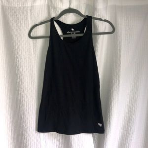 cute many blue stretchy tank top